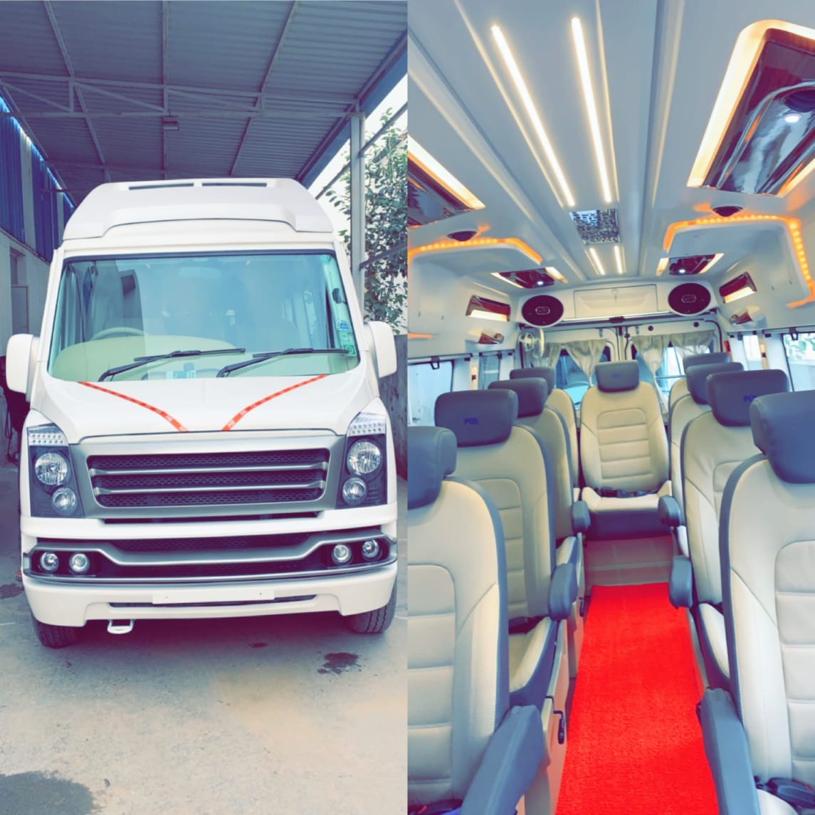 9 Seater Luxury Traveller Rental Service